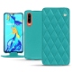 Capa em pele Huawei P30 - Bleu fluo - Couture