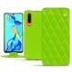 Funda de piel Huawei P30 - Vert fluo - Couture
