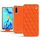 Custodia in pelle Huawei P30 - Orange fluo - Couture