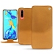 Huawei P30 leather case - Or Maïa ( Pantone 871C ) 