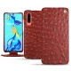 Housse cuir Huawei P30 - Autruche ciliegia