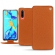 Huawei P30 leather case - Orange vibrant