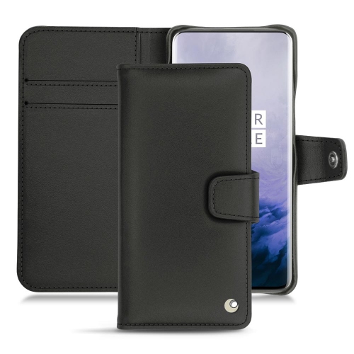 OnePlus 7 Pro leather case - Noir ( Nappa - Black ) 