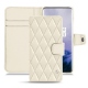 Capa em pele OnePlus 7 Pro - Blanc - Couture ( Bologna - White ) 