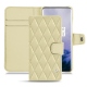Housse cuir OnePlus 7 Pro - Beige - Couture ( Nappa - Pantone 7502C ) 