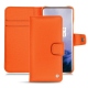 Custodia in pelle OnePlus 7 Pro - Orange fluo