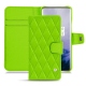 Custodia in pelle OnePlus 7 Pro - Vert fluo - Couture