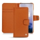 Housse cuir OnePlus 7 Pro - Orange vibrant