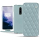 Funda de piel OnePlus 7 Pro - Bleu ciel - Couture ( Nappa - Pantone 277C ) 