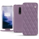 硬质真皮保护套 OnePlus 7 Pro - Lilas - Couture ( Nappa - Pantone 2645U ) 