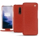 OnePlus 7 Pro leather case - Papaye ( Pantone 180C ) 