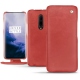 Housse cuir OnePlus 7 Pro - Cerise vintage ( Pantone 185C ) 