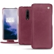 Housse cuir OnePlus 7 Pro - Prune vintage ( Pantone 512C ) 