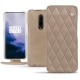 Funda de piel OnePlus 7 Pro - Taupe vintage - Couture