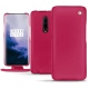 Capa em pele OnePlus 7 Pro - Rose fluo