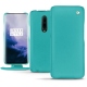 Capa em pele OnePlus 7 Pro - Bleu fluo