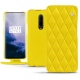 Lederschutzhülle OnePlus 7 Pro - Jaune fluo - Couture