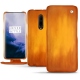 Housse cuir OnePlus 7 Pro - Orange Patine