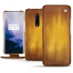 Housse cuir OnePlus 7 Pro - Doré Patine