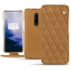 Capa em pele OnePlus 7 Pro - Castan esparciate - Couture