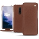 OnePlus 7 Pro leather case - Marron délicat