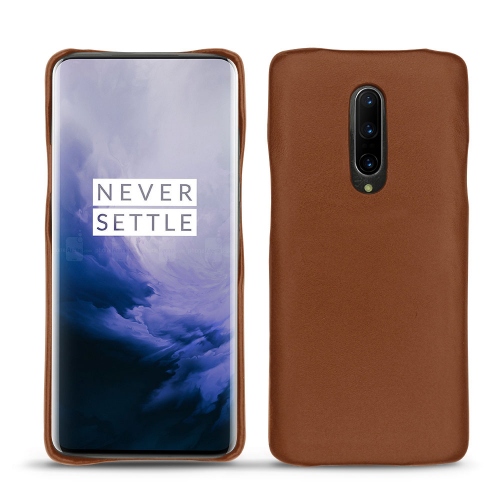 Custodia in pelle Oneplus 7 ProMarron ( Nappa - Pantone #8B4720 ) 