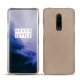 Coque cuir OnePlus 7 Pro - Taupe vintage ( Pantone 7530C ) 