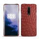 Funda de piel OnePlus 7 Pro - Autruche ciliegia