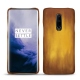 Coque cuir OnePlus 7 Pro - Doré Patine