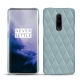 Coque cuir OnePlus 7 Pro - Bleu ciel - Couture ( Nappa - Pantone 277C ) 