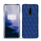 Funda de piel OnePlus 7 Pro - Bleu océan - Couture ( Nappa - Pantone 293C ) 