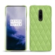 Custodia in pelle OnePlus 7 Pro - Vert olive - Couture ( Nappa - Pantone 578U ) 