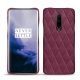 OnePlus 7 Pro leather cover - Prune vintage - Couture