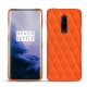 Custodia in pelle OnePlus 7 Pro - Orange fluo - Couture