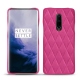 Coque cuir OnePlus 7 Pro - Rose BB - Couture