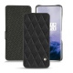 Custodia in pelle OnePlus 7 Pro - Noir - Couture ( Nappa - Black ) 