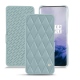 Funda de piel OnePlus 7 Pro - Bleu ciel - Couture ( Nappa - Pantone 277C ) 