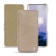 Housse cuir OnePlus 7 Pro - Taupe vintage ( Pantone 7530C ) 