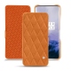 Housse cuir OnePlus 7 Pro - Mandarine vintage - Couture