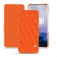 Capa em pele OnePlus 7 Pro - Orange fluo - Couture