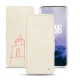 Capa em pele OnePlus 7 Pro - Blanc escumo