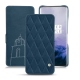 Housse cuir OnePlus 7 Pro - Blu mediterran - Couture
