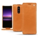 Housse cuir Sony Xperia 1 - Mandarine vintage ( Pantone 165C ) 