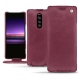 Capa em pele Sony Xperia 1 - Prune vintage ( Pantone 512C ) 