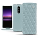 Capa em pele Sony Xperia 1 - Bleu ciel - Couture ( Nappa - Pantone 277C ) 