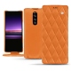 Custodia in pelle Sony Xperia 1 - Orange - Couture ( Nappa - Pantone 1495U ) 