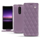 Sony Xperia 1 leather case - Lilas - Couture ( Nappa - Pantone 2645U ) 