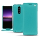 Funda de piel Sony Xperia 1 - Bleu fluo