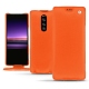 Custodia in pelle Sony Xperia 1 - Orange fluo