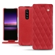 Funda de piel Sony Xperia 1 - Rouge troupelenc - Couture